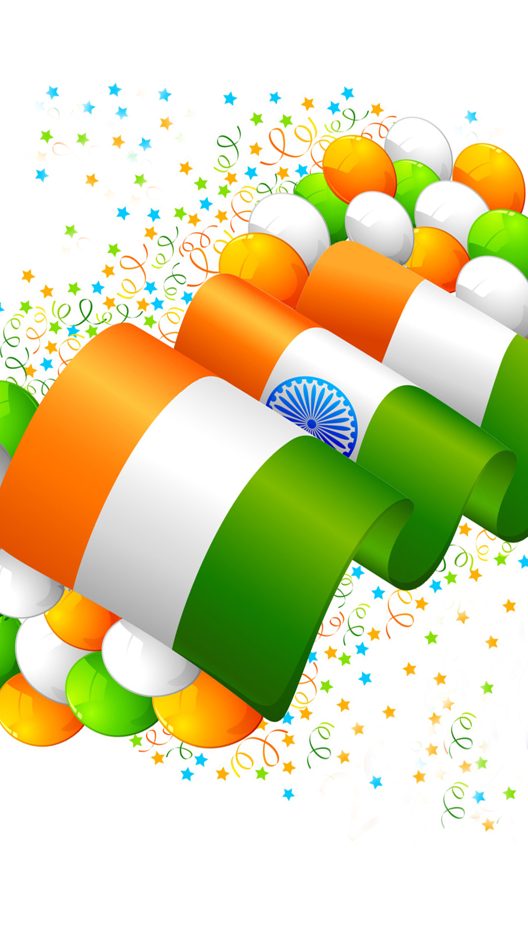 Beautiful Indian Flag Art - HD Wallpaper 