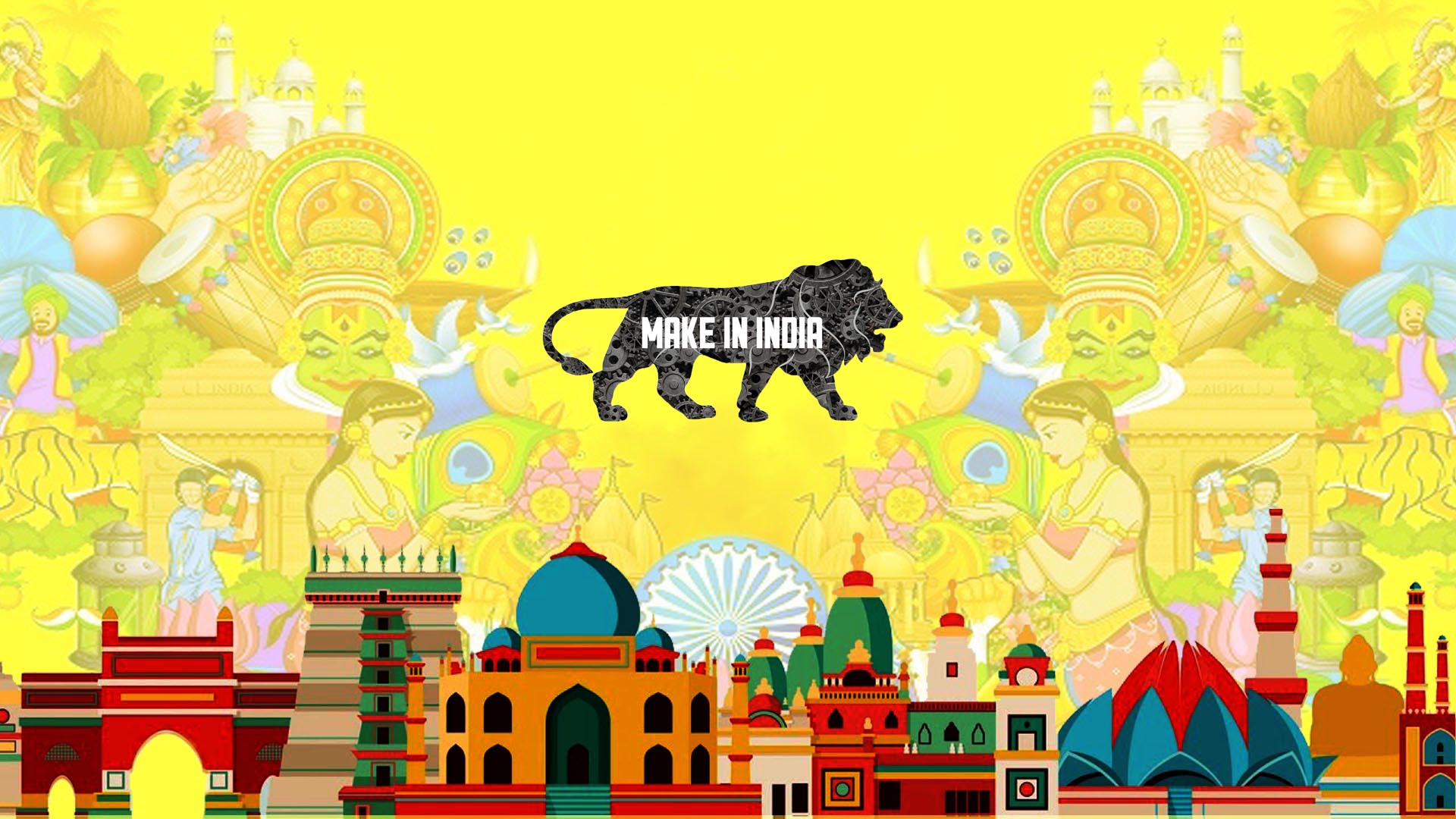 Make In India Design - HD Wallpaper 