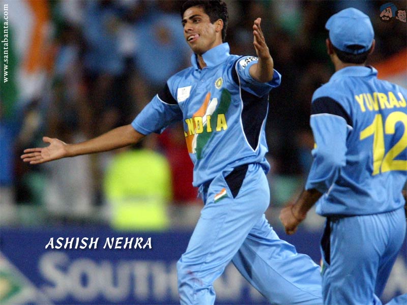 India Cricket Team - First International Match Of Ashish Nehra - HD Wallpaper 