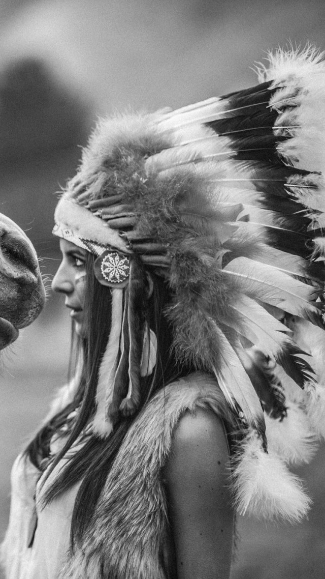 Indian Girl And Horse - HD Wallpaper 