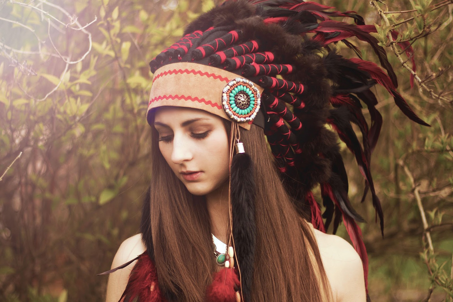 American Indian Girl Hd - HD Wallpaper 