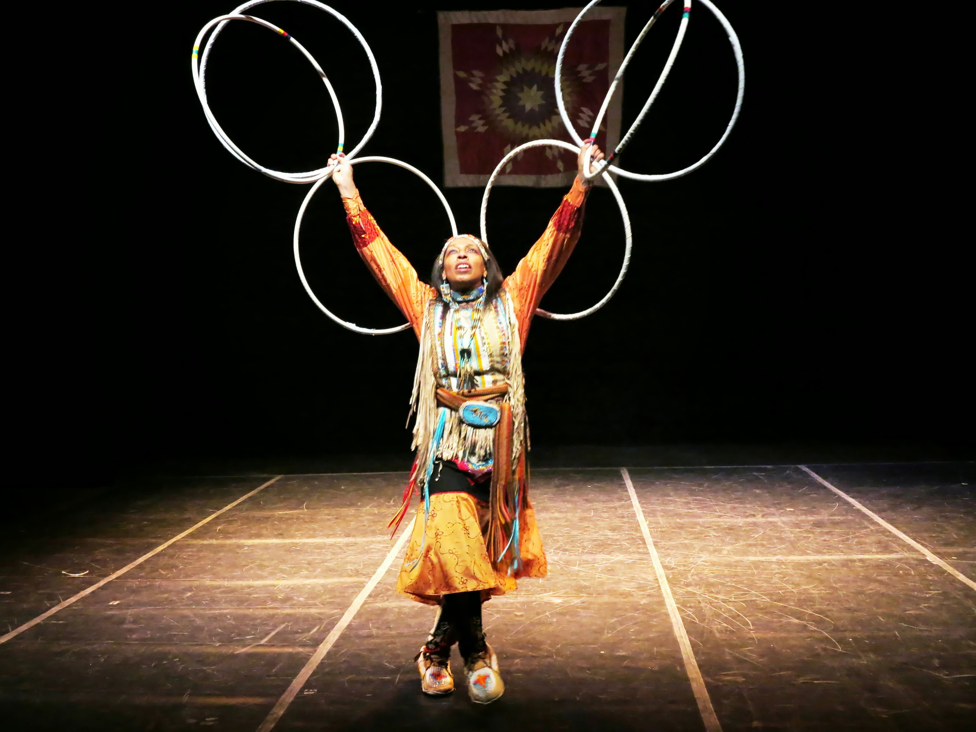 Thunderbird American Indian Dancers - First Nations Hoop Dance - HD Wallpaper 