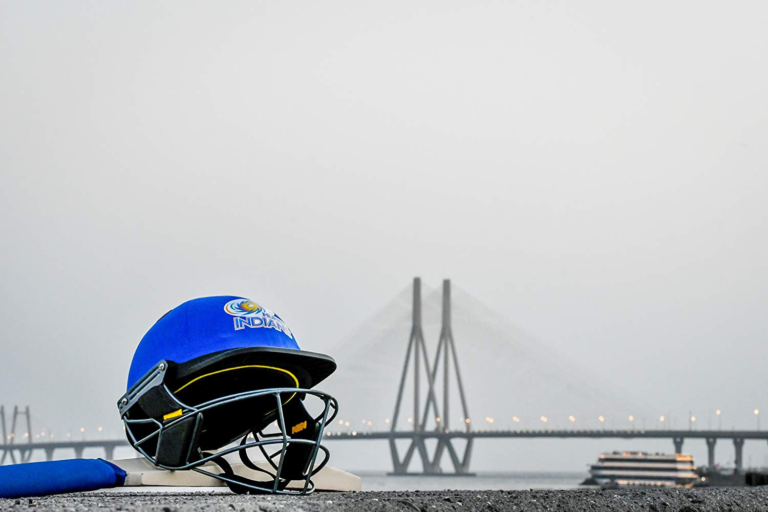 Mumbai Indians Helmet - HD Wallpaper 