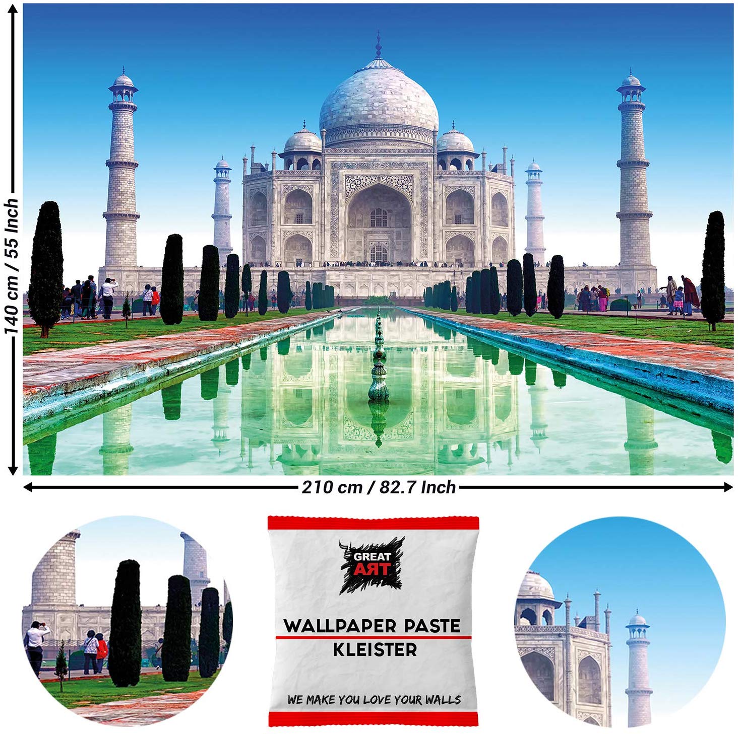 Taj Mahal - HD Wallpaper 