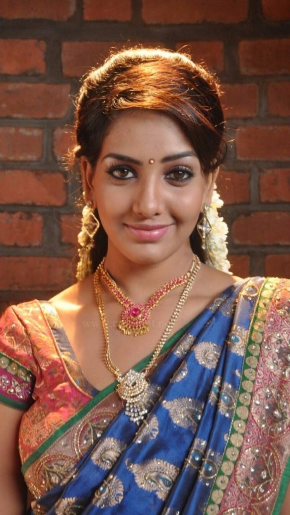 Mobile Wallpaper South Indian Actress Bhavani Reddy - Indian Actress In Saree Hd - HD Wallpaper 