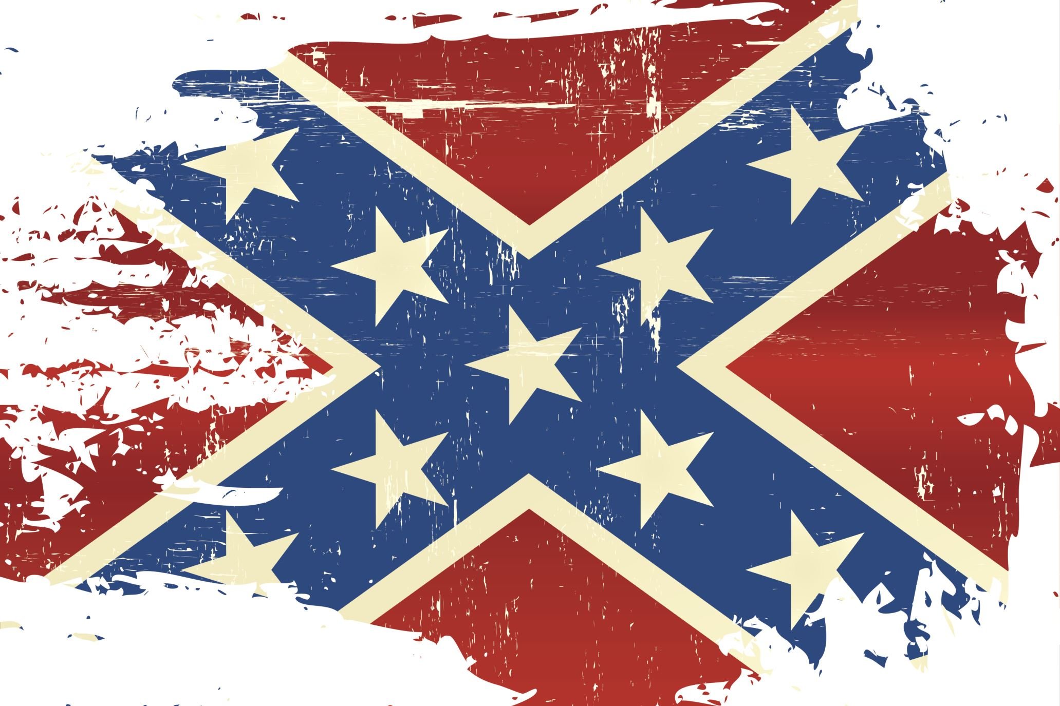 Distressed Confederate Flag Free Svg - HD Wallpaper 