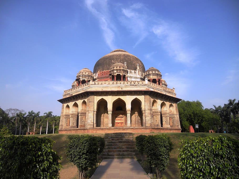 India, New Delhi, Lodhi Garden, Gardens, Lodi Gardens, - Dome - HD Wallpaper 