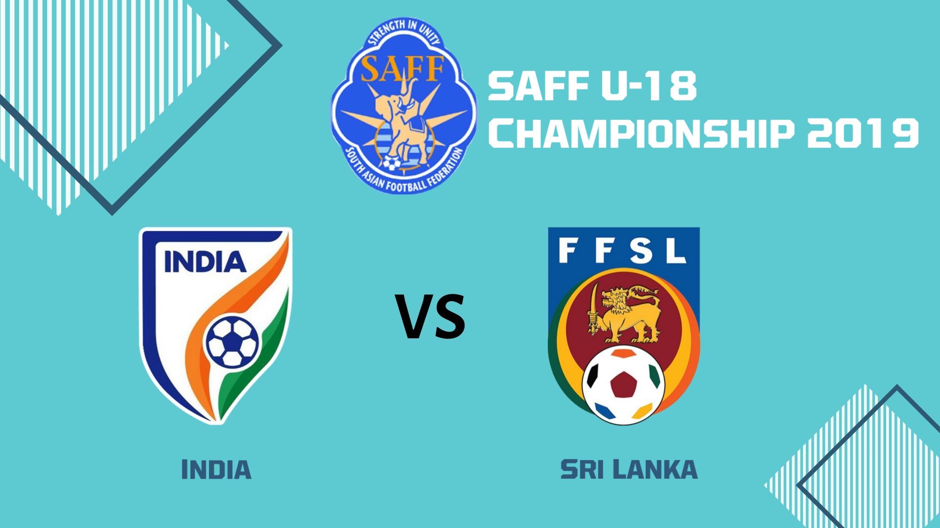 India Saff U18 Sri Lanka - Football Federation Of Sri Lanka - 1920x1080