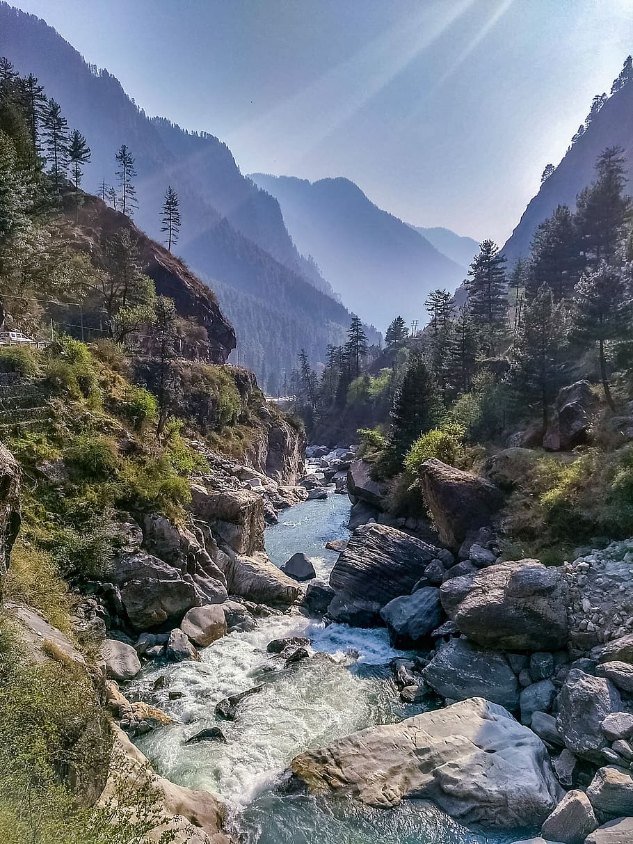 Kasol, Parvati Valley, River, Mountain, India, Tourism, - Kasol Parvati Valley - HD Wallpaper 
