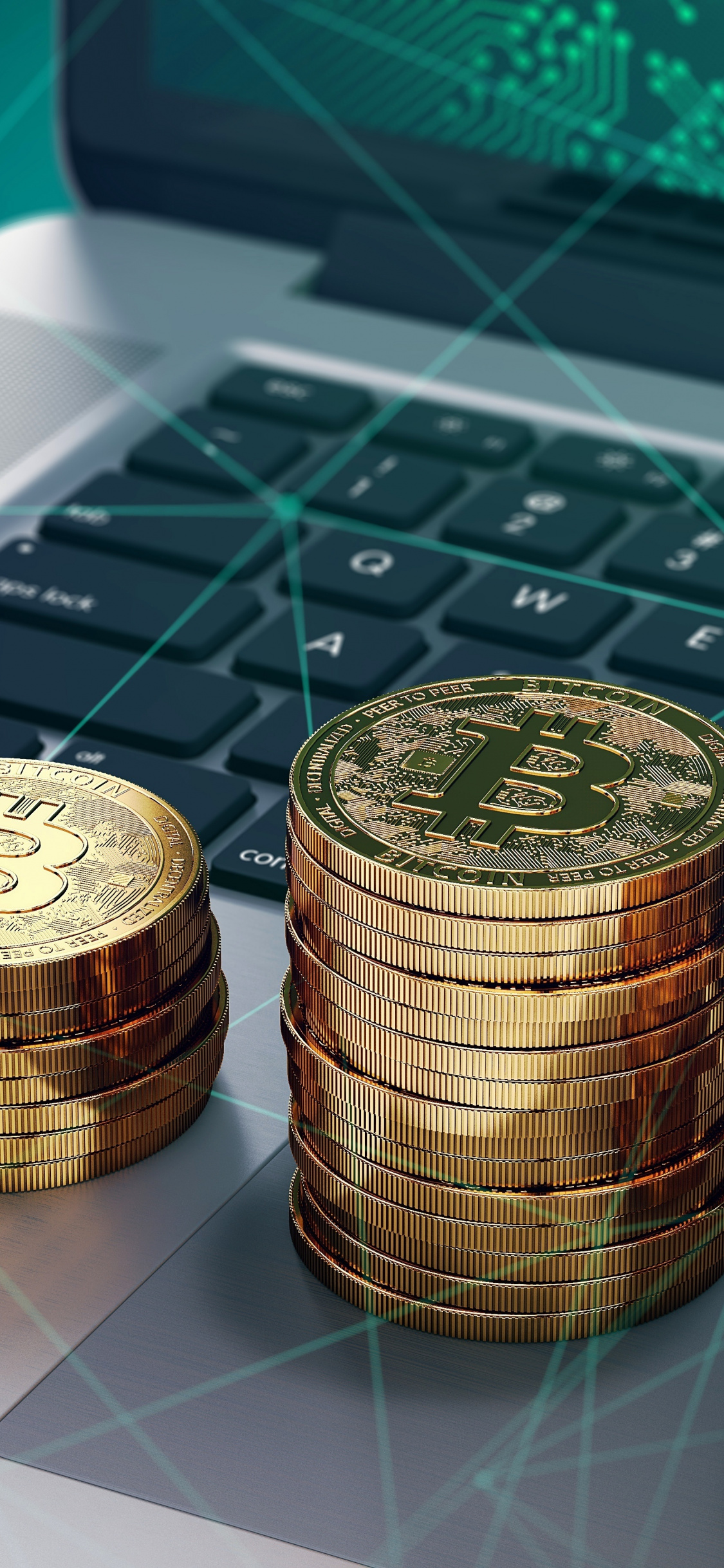 Crypto Coins, Bitcoin, Tech, Wallpaper - Full Hd Iphone Wallpaper Coins - HD Wallpaper 