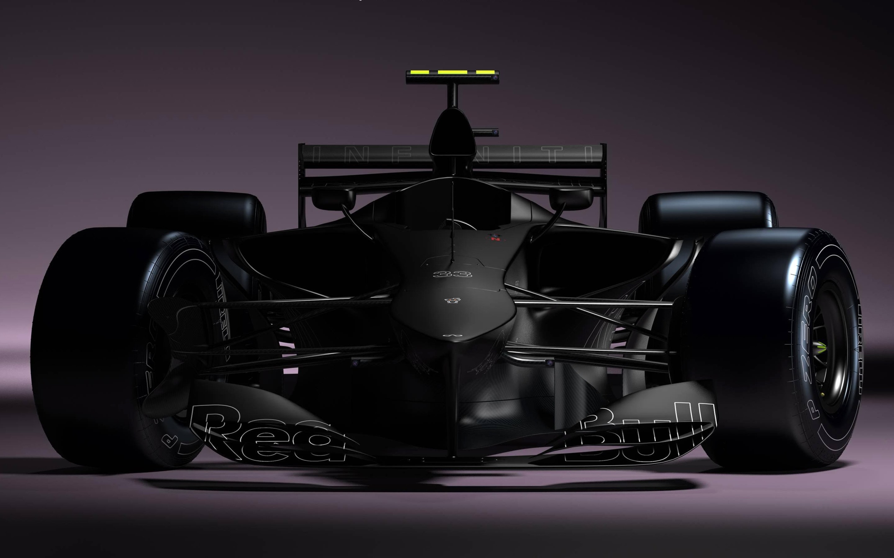Wallpaper Formula 1 Race Car, Black, Front View - Echoes Of A Nearby Future - HD Wallpaper 