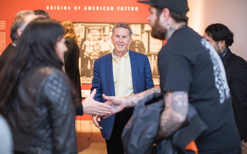Renowned Tattoo Artist Don Ed Hardy, Back Center, At - Event - HD Wallpaper 