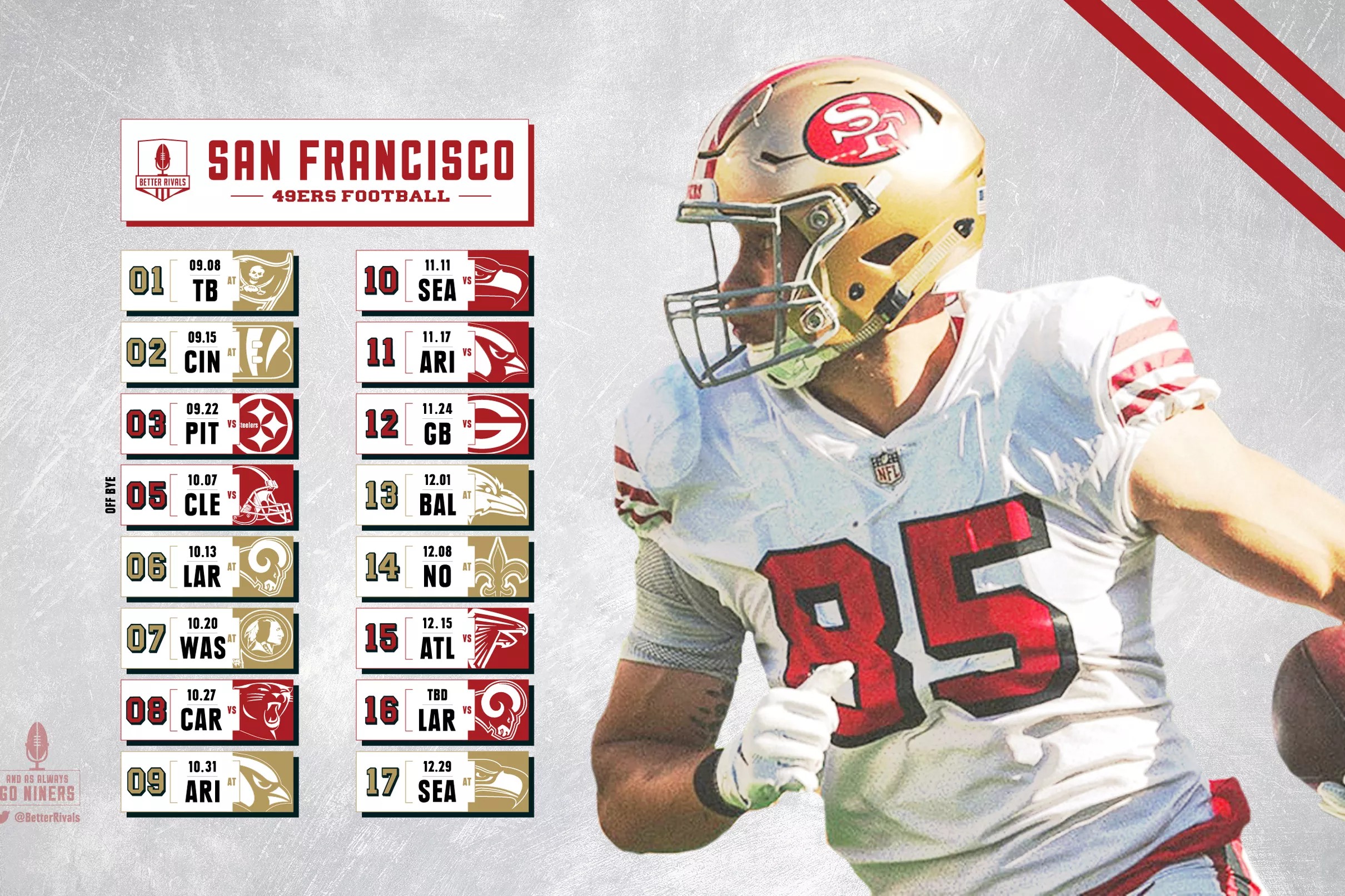 49ers Jersey Schedule 2019 - HD Wallpaper 