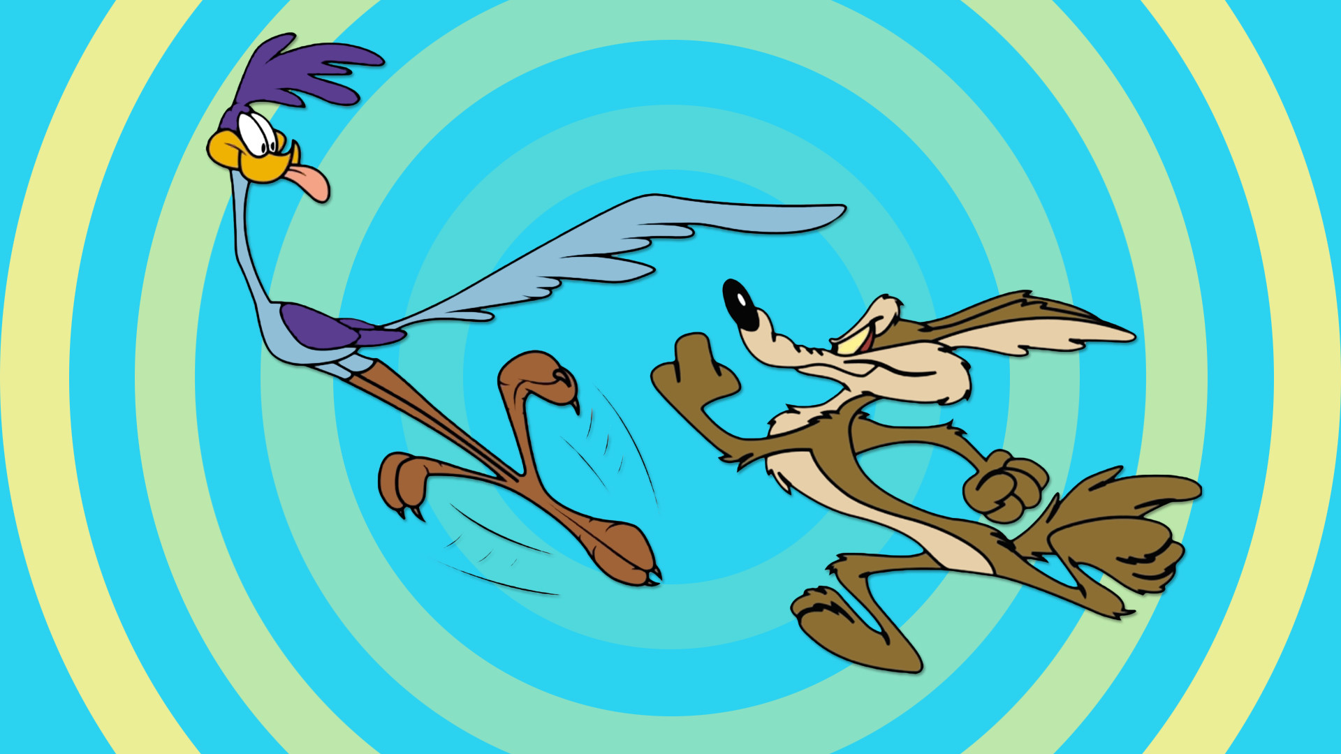 1 Road Runner And Wile E - Wile E. Coyote And The Road Runner - HD Wallpaper 