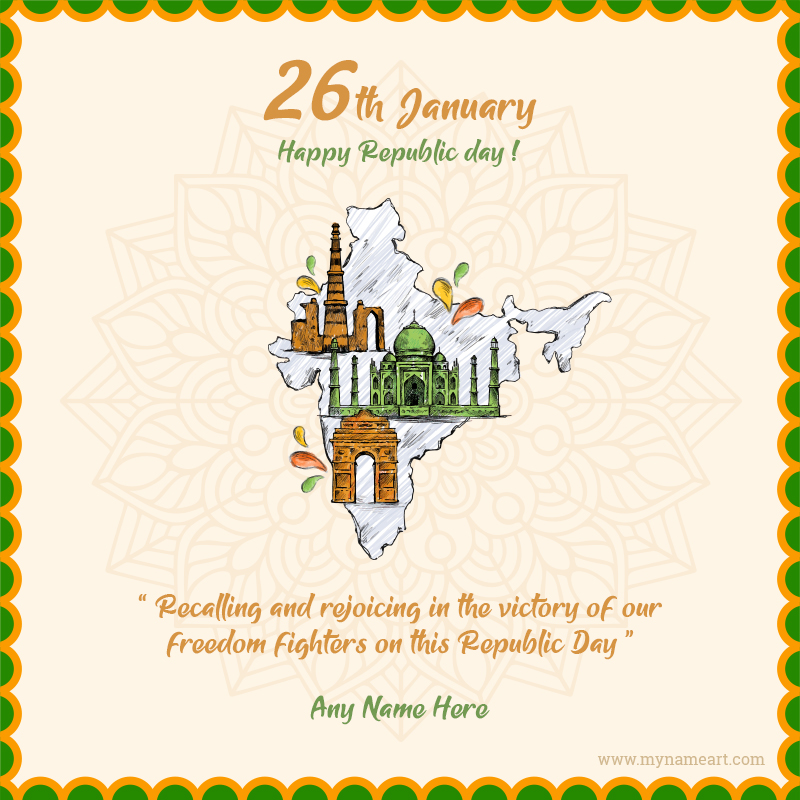 Happy Republic Day Messages For Status With Name - Happy Republic Day 2020 - HD Wallpaper 