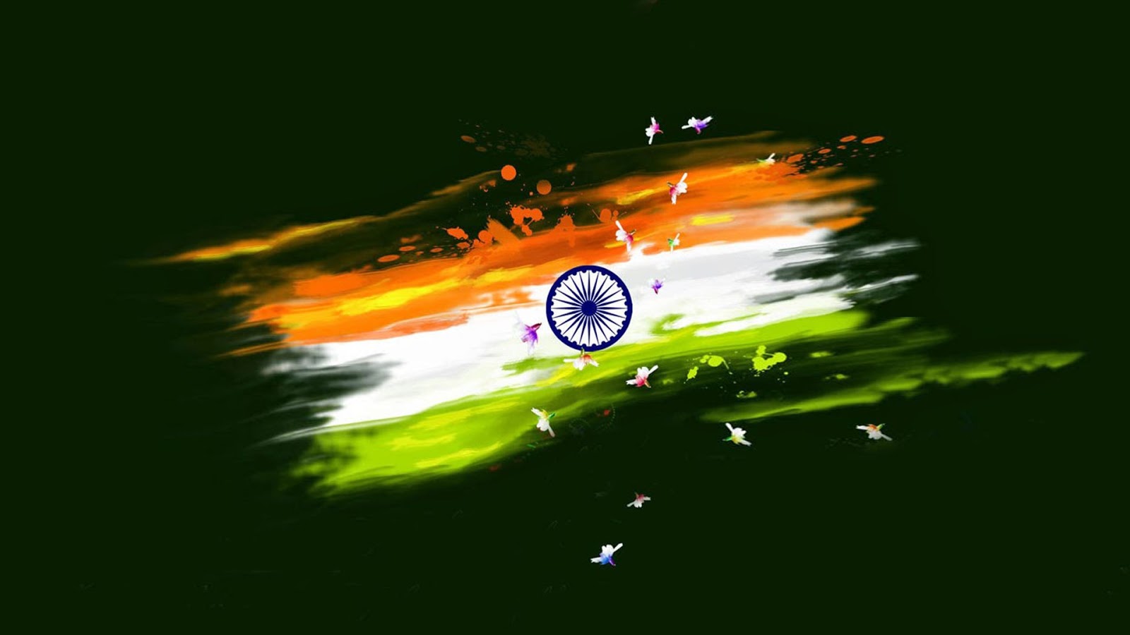 1080p India Flag Hd - 1600x900 Wallpaper 