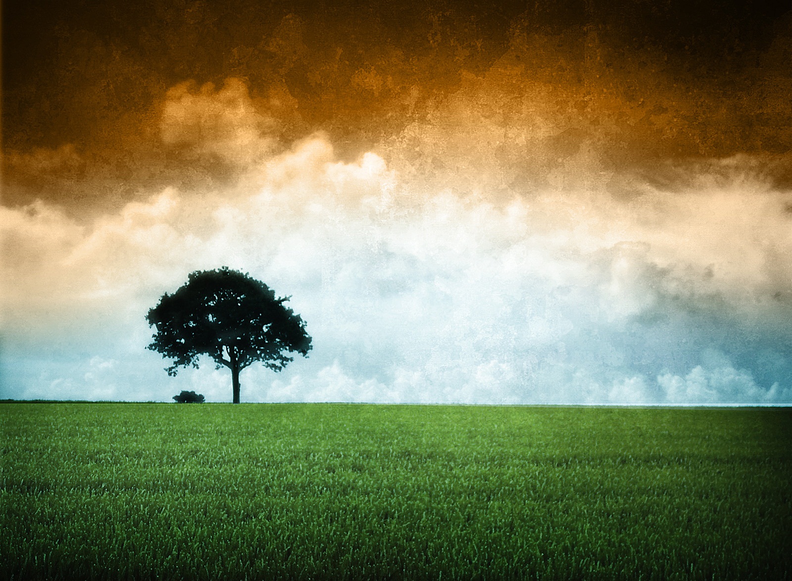 Indian Flag In Rain - HD Wallpaper 