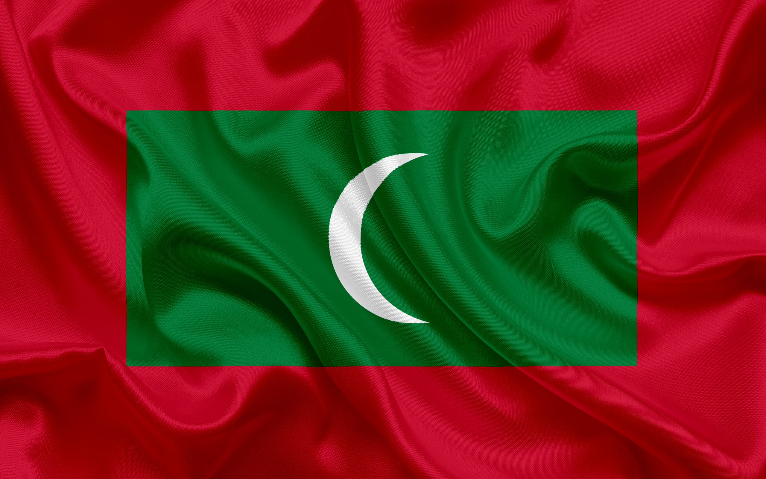 Flag Of Maldives, South Asia, Maldives, National Flag - Maldives Flag - HD Wallpaper 