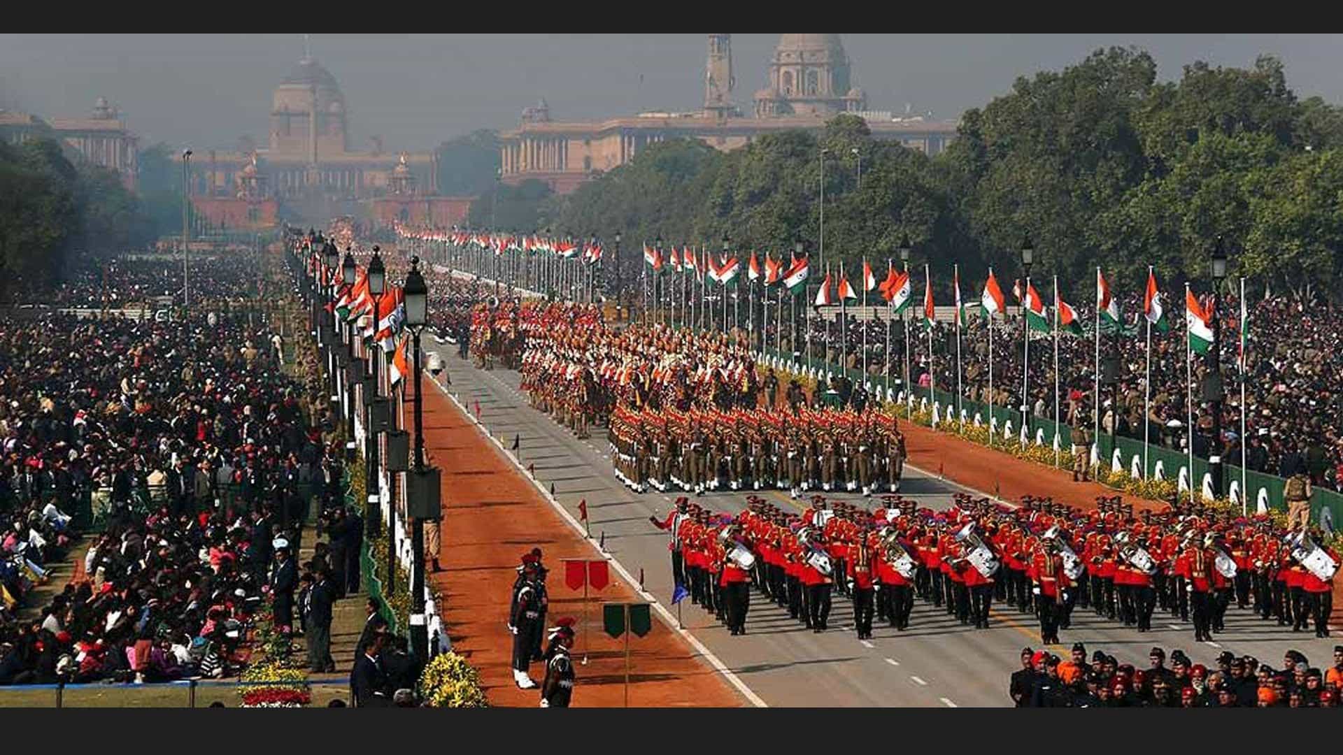 Parade On Republic Day - HD Wallpaper 