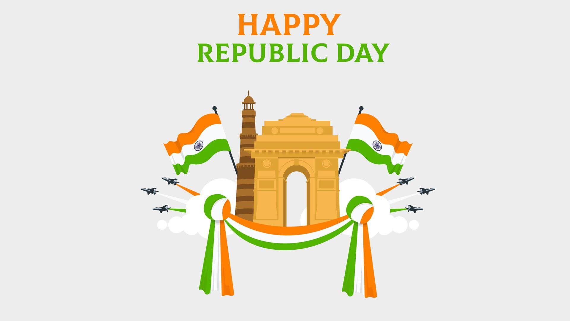 We Are Sharing The Best Collection Of Happy Republic - Happy Republic Day Hd - HD Wallpaper 