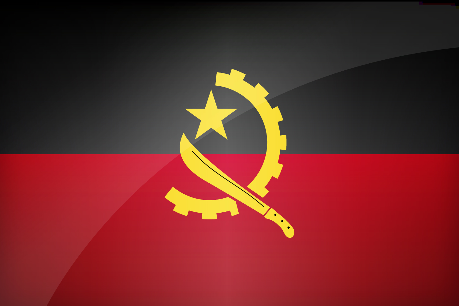 Angola Flag - HD Wallpaper 