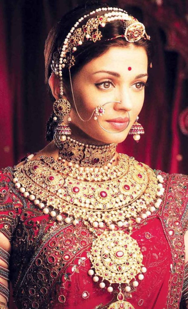 Indian Bridal Jewellery Aishwarya Rai Jodha Akbar - Aishwarya Rai In Jodha Akbar - HD Wallpaper 