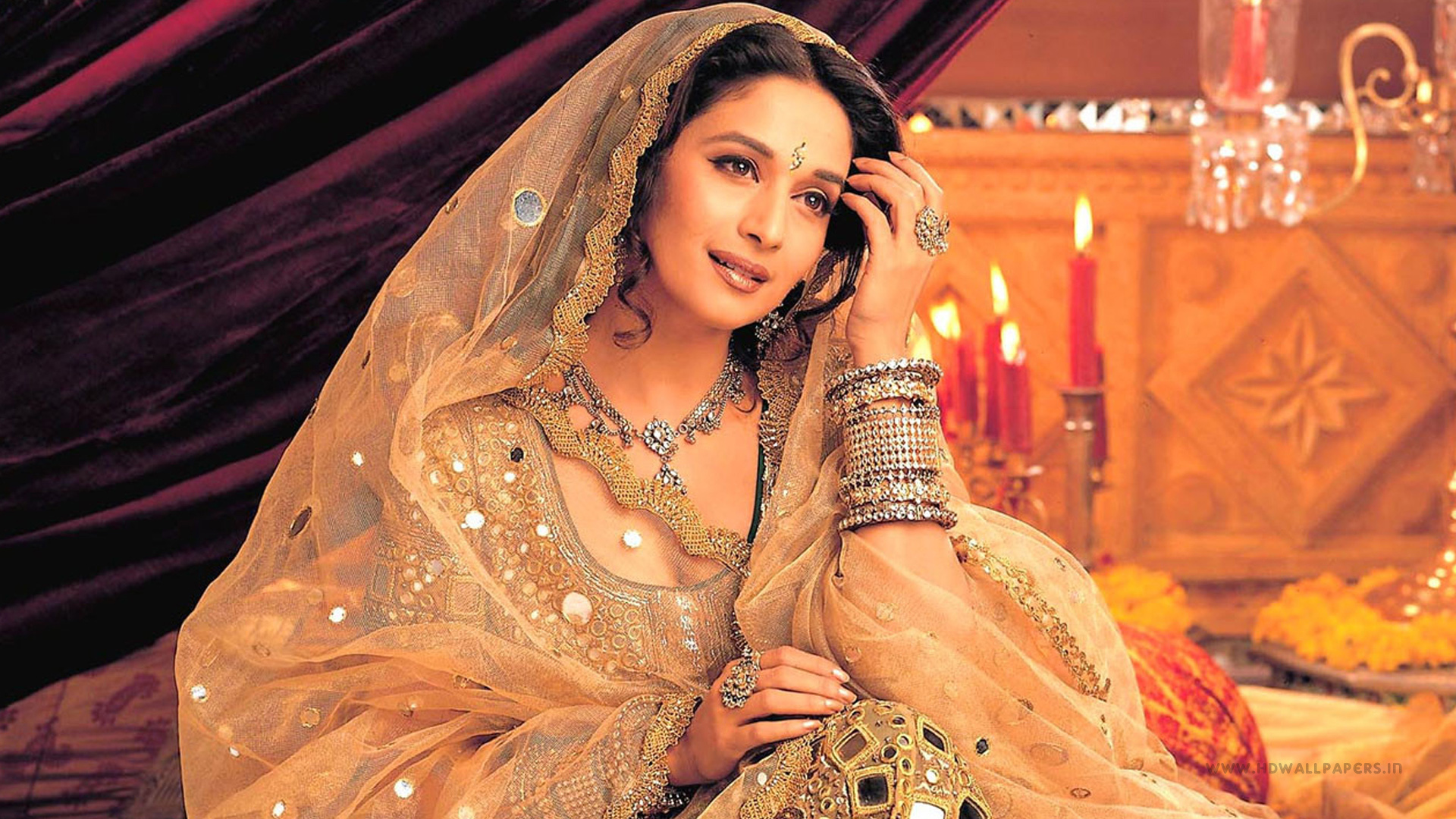Madhuri Dixit Devdas - HD Wallpaper 