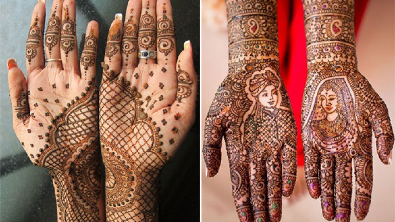 Dulhan In Mehndi Design - HD Wallpaper 