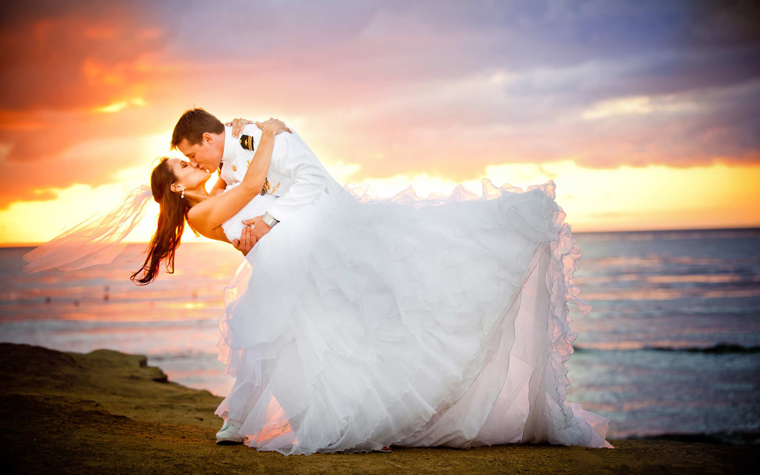 Marriage Love Romantic Couple - HD Wallpaper 