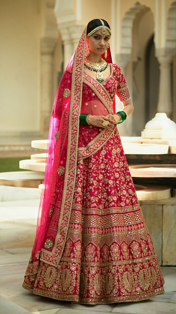 Bridal Lehanga Wallpapers - Lehenga Saree For Wedding - HD Wallpaper 