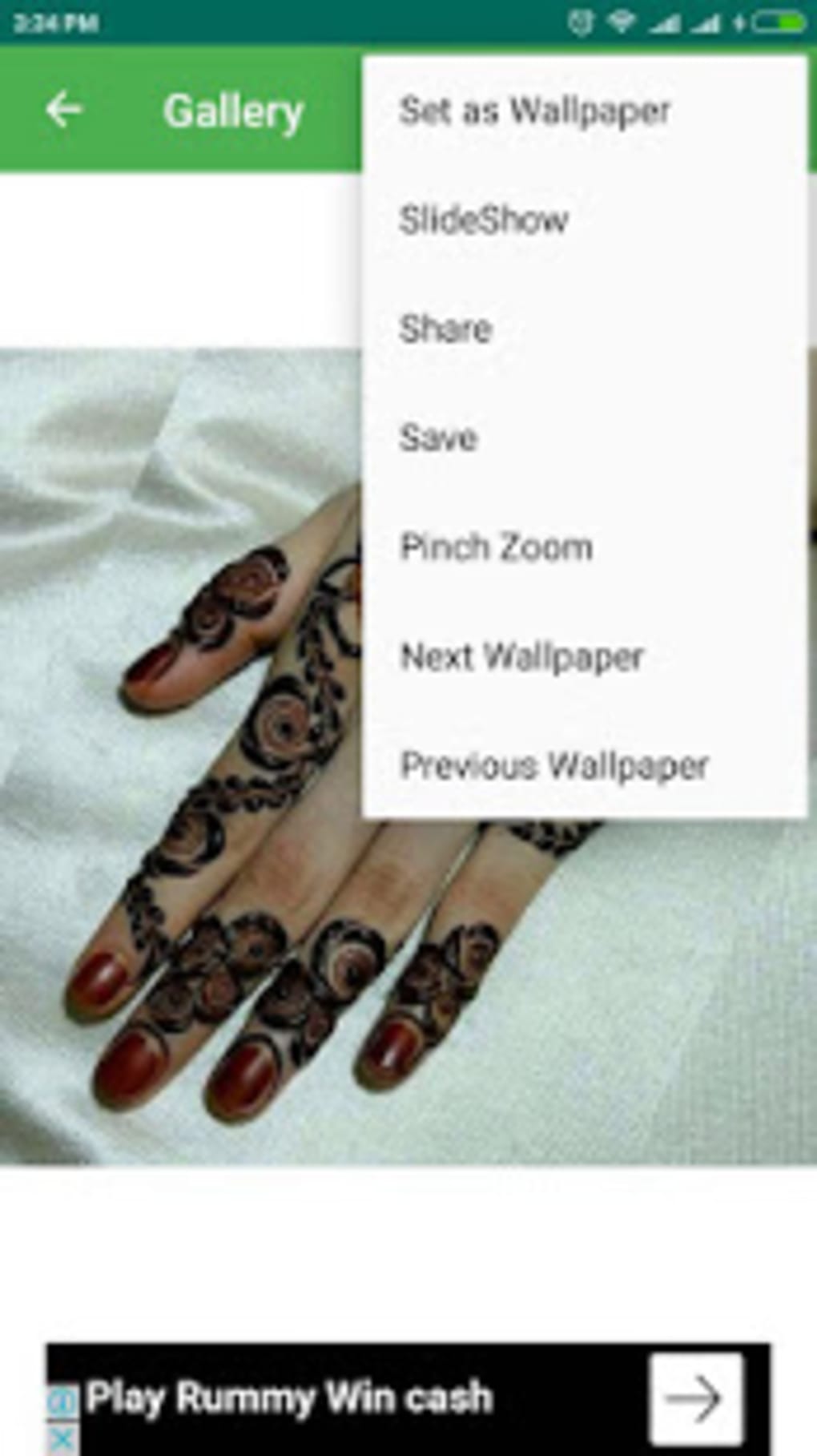 Simple Happyshappy Beautiful Mehndi Mehendi Design - HD Wallpaper 