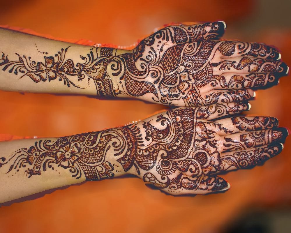 Free Download Mehndi Designs - Mehendi Design For Diwali - HD Wallpaper 