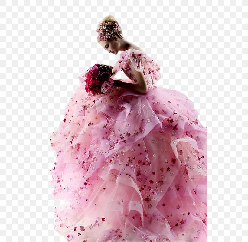 Wedding Dress Desktop Wallpaper Bride, Png, 550x800px, - Pink Wedding Dress - HD Wallpaper 