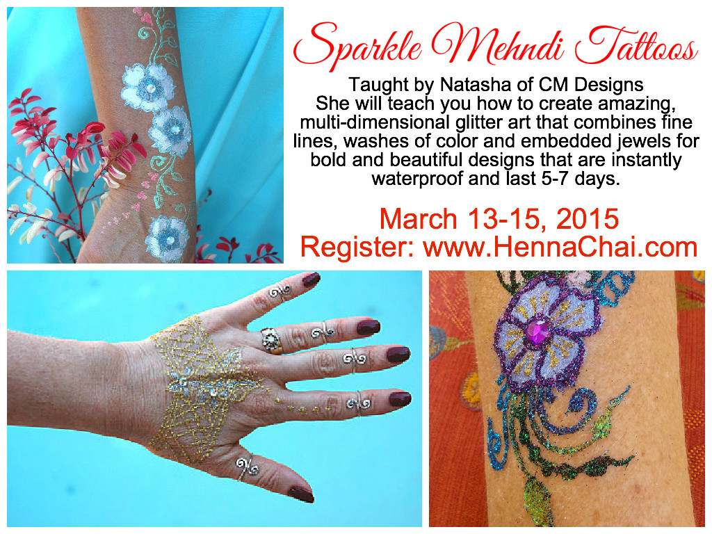 Sparkle Glitter Mehndi Tattoos - Motif - HD Wallpaper 