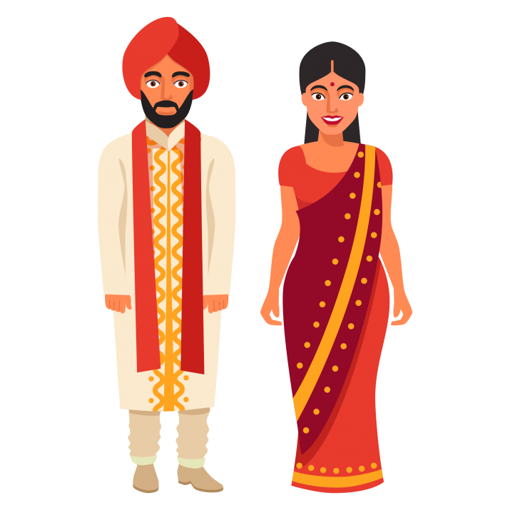 Indian Wedding Couple Png - Wedding Couple Images Hd Png - HD Wallpaper 