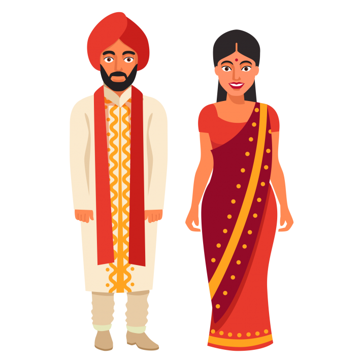 Indian Wedding Couple Png Wedding Couple Images Hd Png 715x715 Wallpaper Teahub Io
