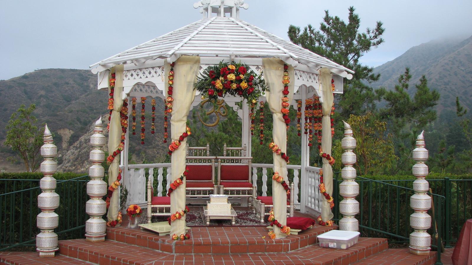 Gazebo Decoration Indian Wedding Ideas - HD Wallpaper 