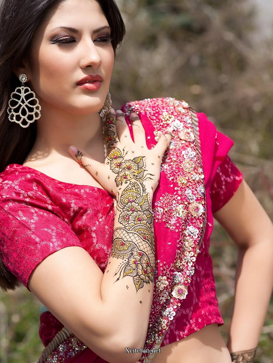 Dulhan Barat Dress And Makeup - Pink Dressed Dulhen - HD Wallpaper 