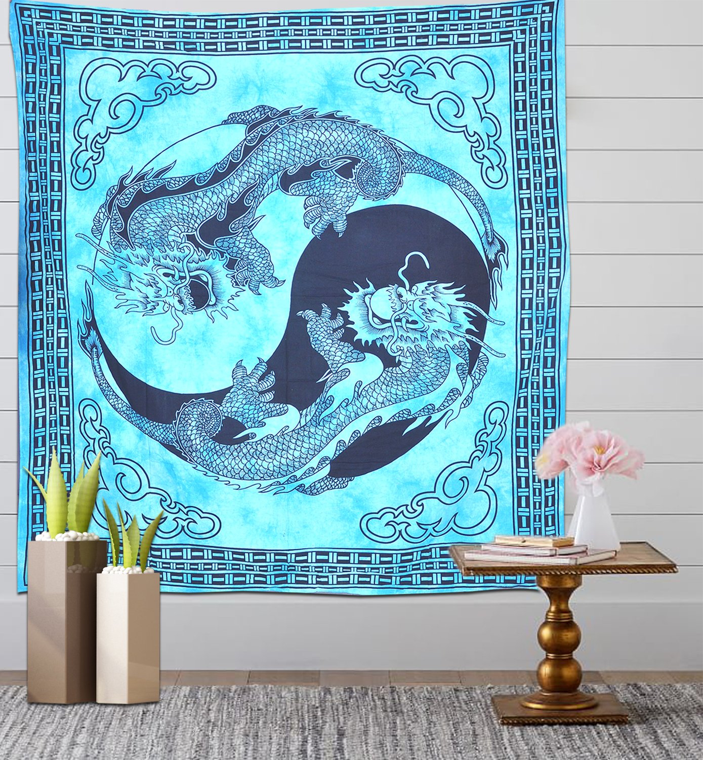 Divya Print Indian 100% Cotton Decorative Hand Tie - Tapestry - HD Wallpaper 