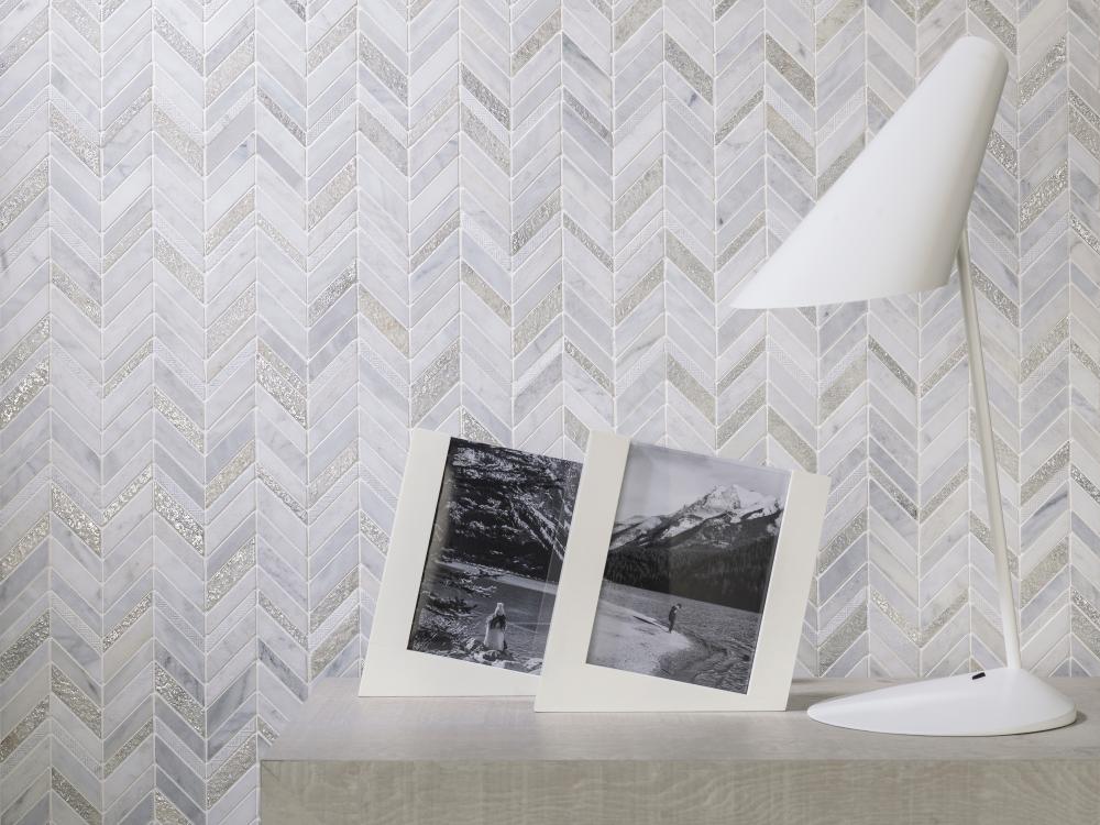 Porcelanosa Constellation Chevron White - HD Wallpaper 