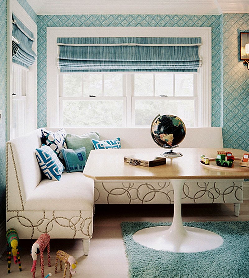 Banquette With Rectangle Table - HD Wallpaper 