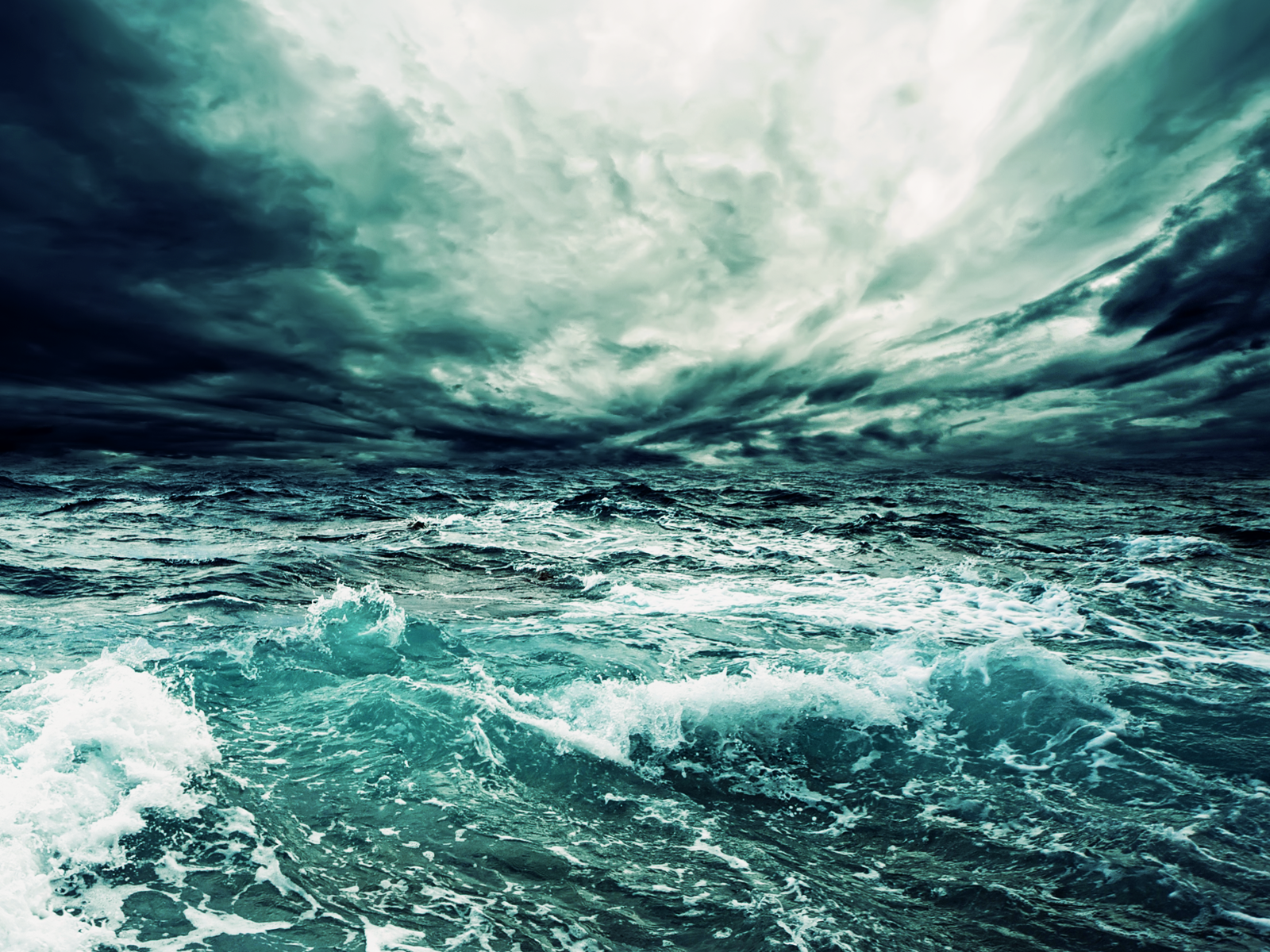 Ocean Storm - HD Wallpaper 