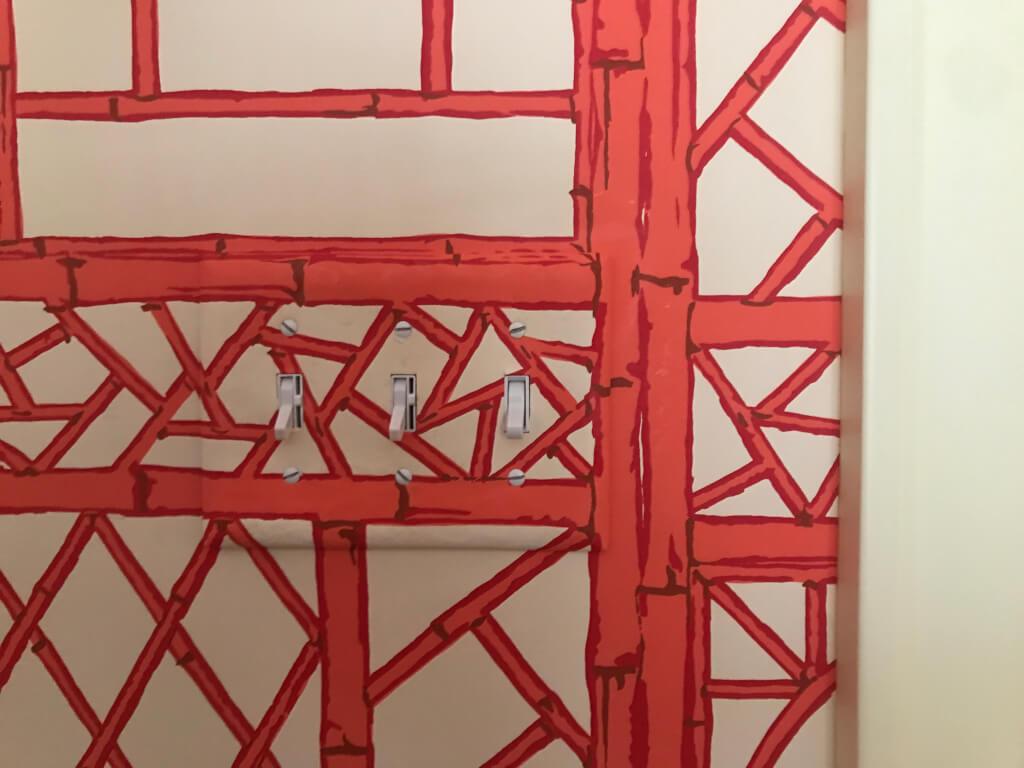 Quadrille Lyford Trellis China Seas - Plywood - HD Wallpaper 