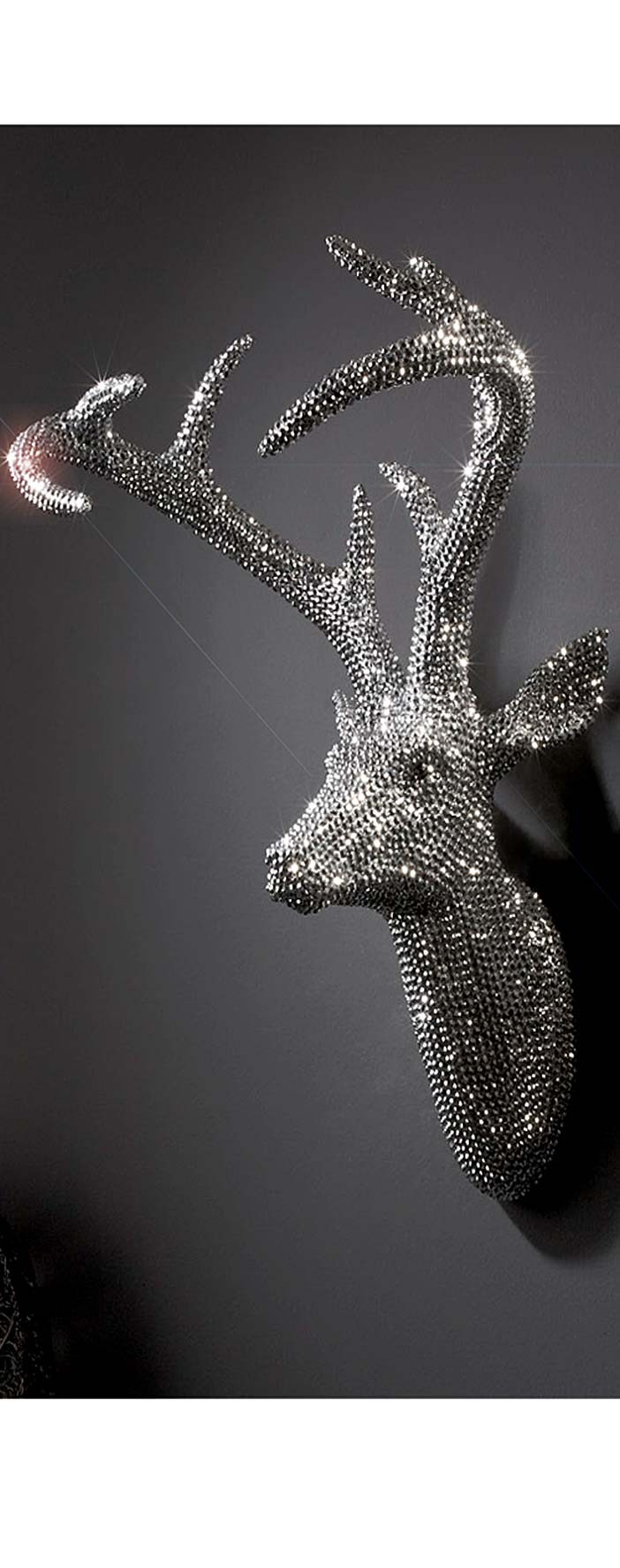 Crystal Studded Stag By Arthouse - Rhinestone Stars Wall Art - HD Wallpaper 