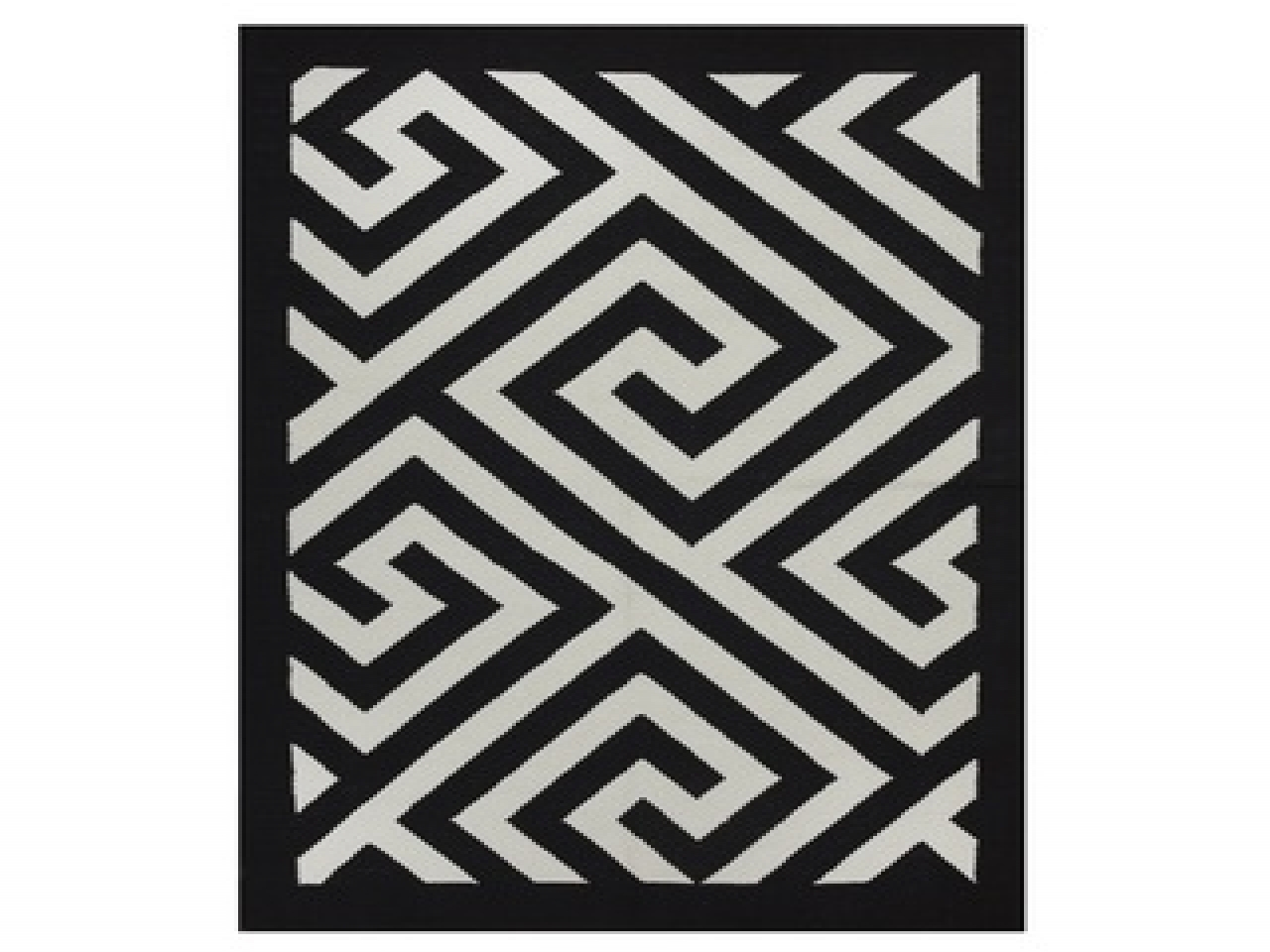 Black And White Geometric Wallpaper Black And White - Door Rug Black And White Nz - HD Wallpaper 