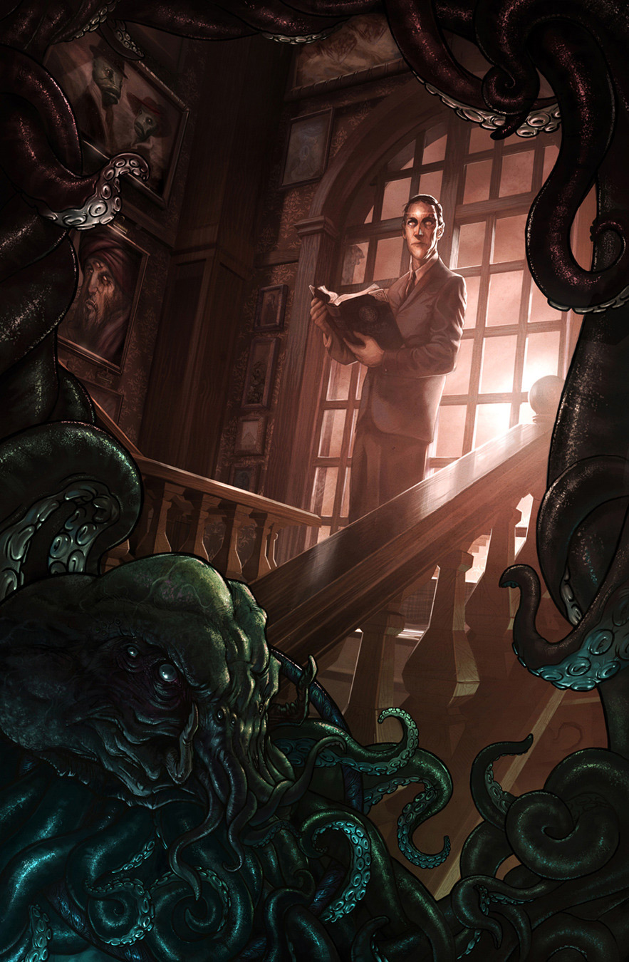 Art Hp Lovecraft Monsters - HD Wallpaper 