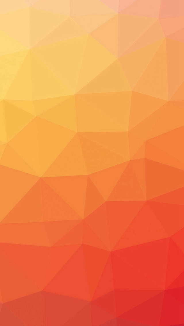 Red And Yellow Polygon Pattern Iphone Wallpaper - Iphone Wallpaper Red And Yellow - HD Wallpaper 