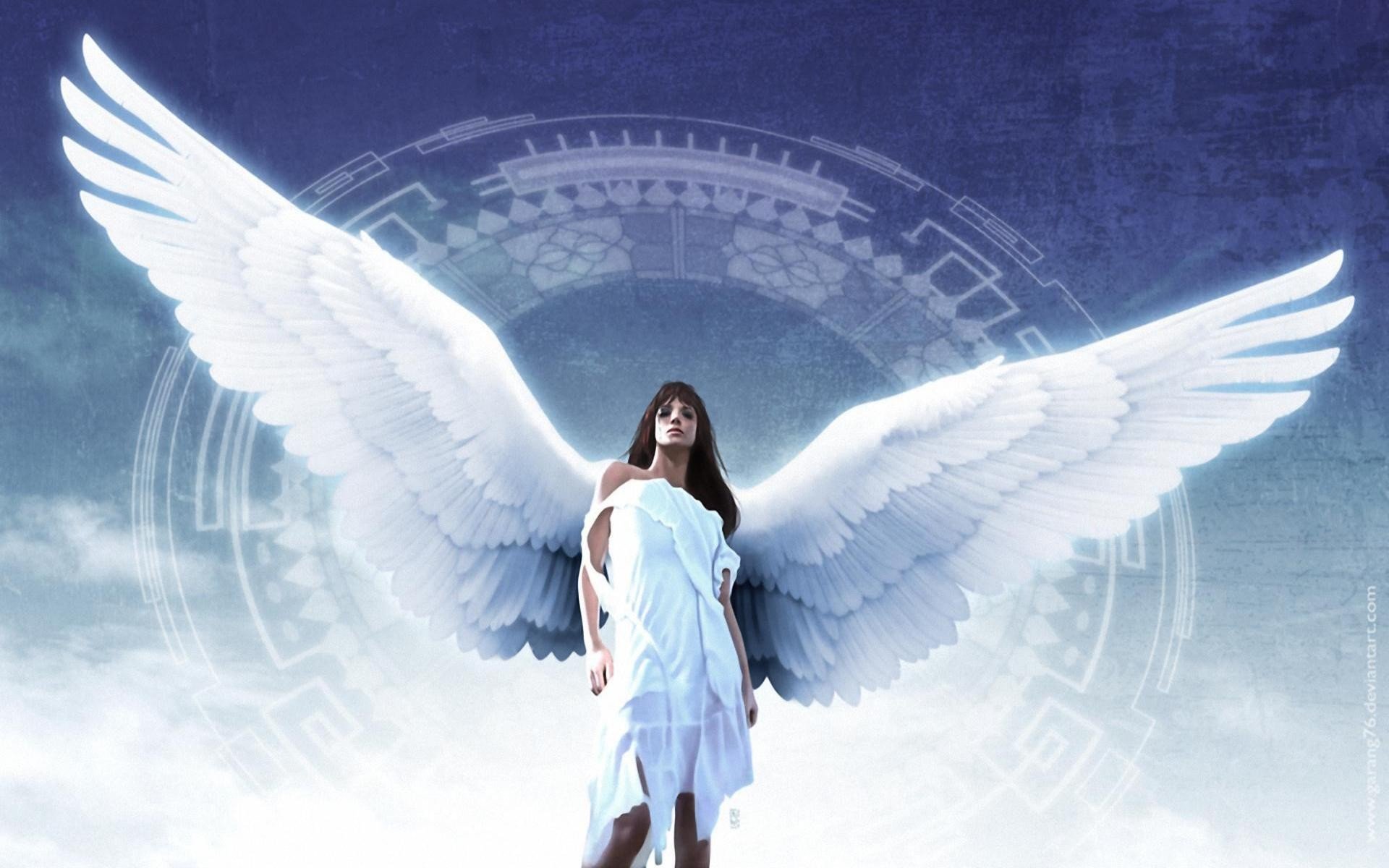 Person With Angel Wings - 1920x1200 Wallpaper 