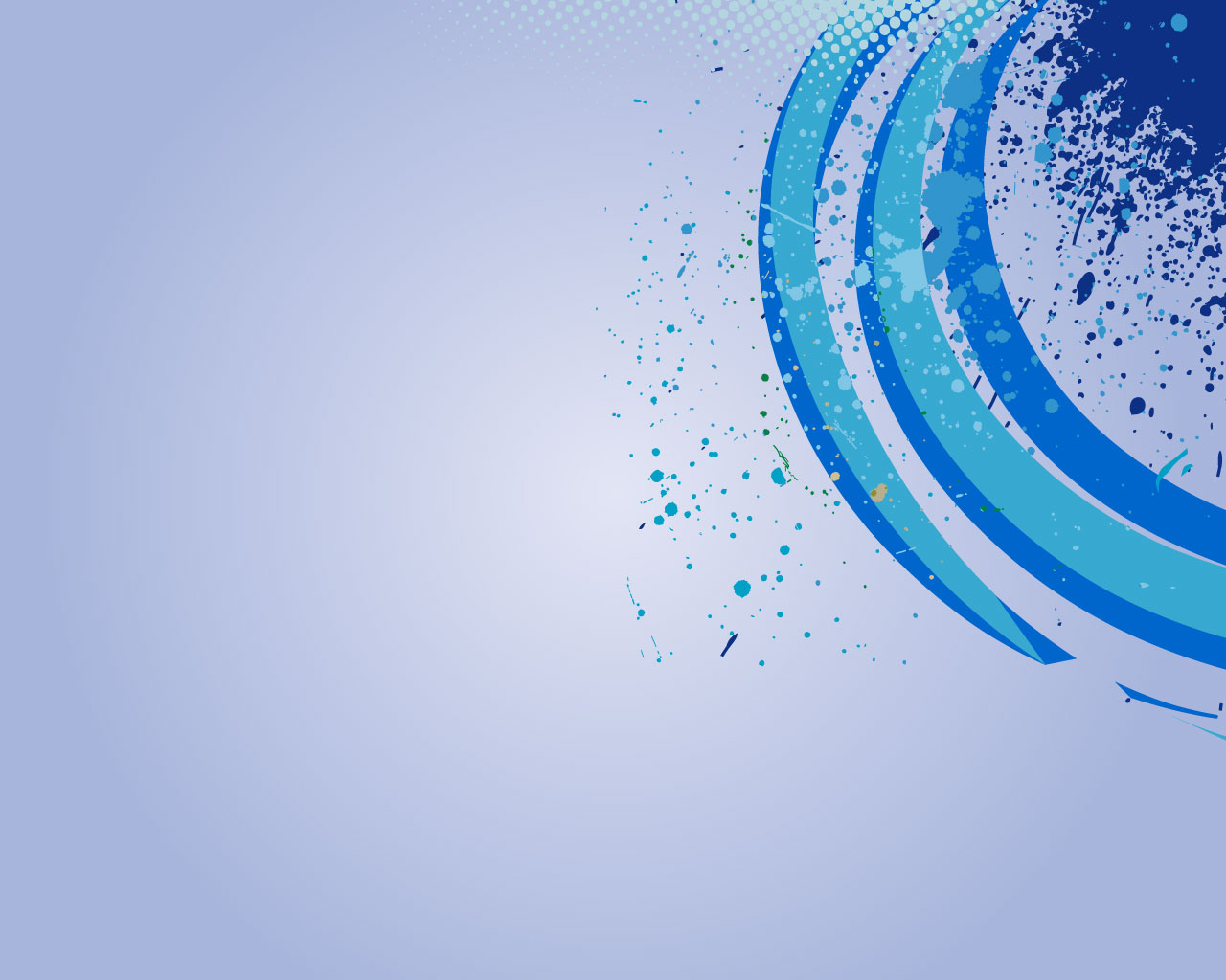 Blue And White Half-circle Backgrounds - Business Presentation Ppt Background - HD Wallpaper 