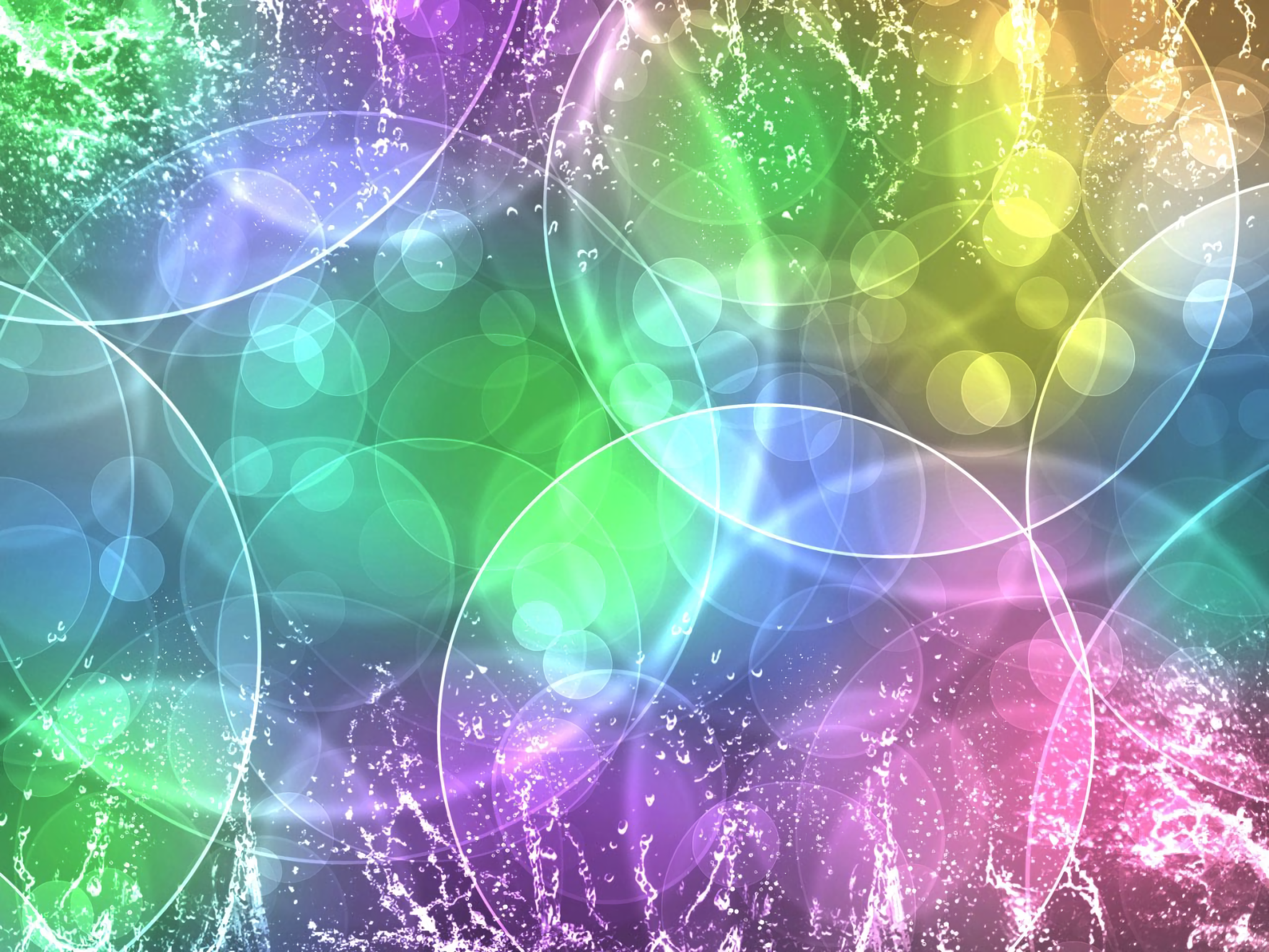 Colored Bubbles Wallpaper Hd - HD Wallpaper 